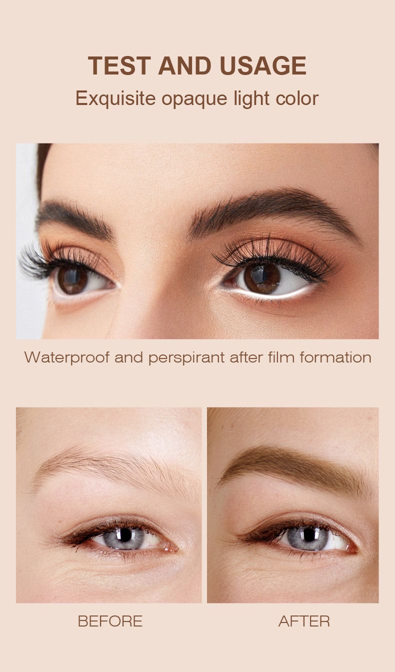 KAŞ Yüksek Maliyet Performans Pratik Kapatıcı Eyeliner Dayanıklı Su Geçirmez Kaş Kalemi 3 Set_voghion.com