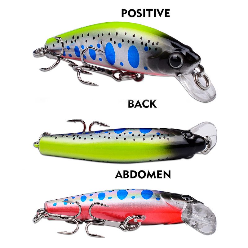 Long Casting Sinking Minnow Lua 5.6cm 6.8g Freshwater Bass Lure Bionic Plastic Hard Bait Fishing Gear_voghion.com