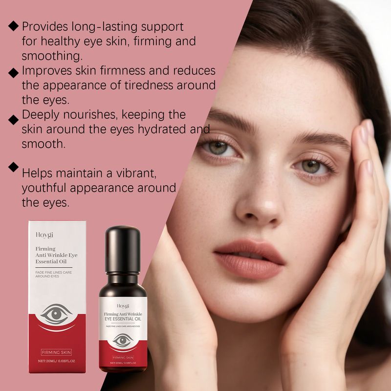 HOYGI Augenroller spendet trockener Haut um die Augen Feuchtigkeit, massiert Elastizität, zartes, feuchtigkeitsspendendes Essenzöl_voghion.com