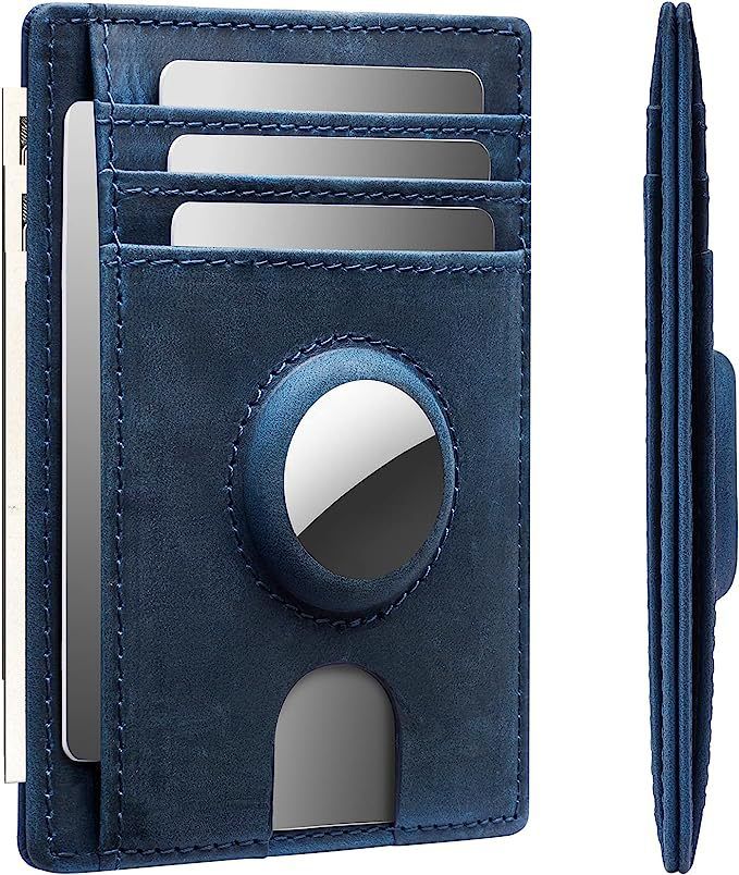 Új kártyatartós pénztárca, bőr, férfi RFID lopásgátló kártyaolvasó táska, férfi kártyatartó_voghion.com
