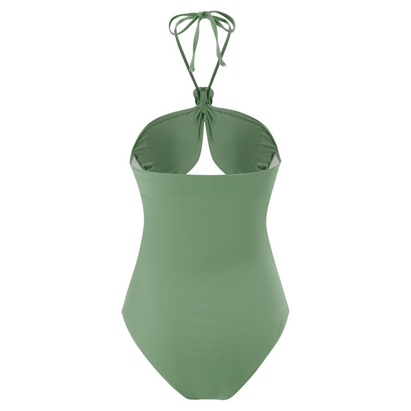 Beach vacation gauze skirt sunscreen multi-color one-piece suit_voghion.com