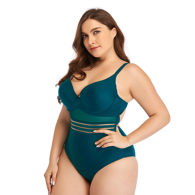 Maillot de bain une pièce sexy en maille, dos nu, amincissant, pour femmes_voghion.com