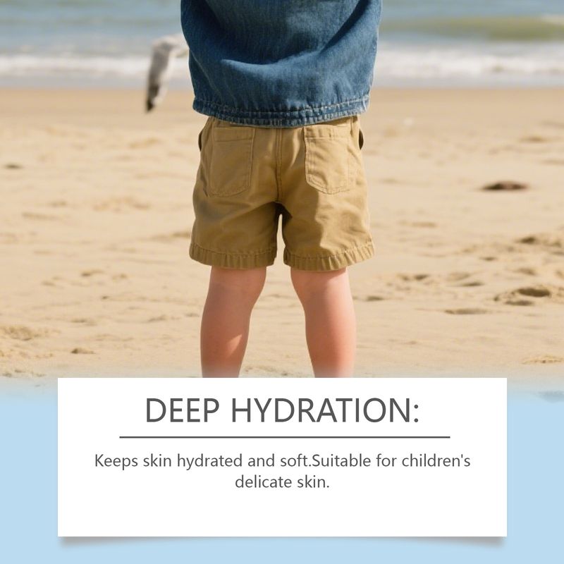 Lotion du soir Wiieey, douce et hydratante, pour la peau des enfants, soin quotidien à usage externe_voghion.com