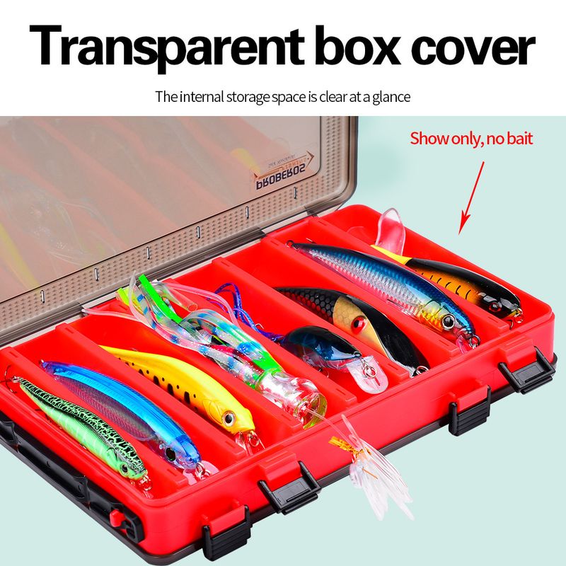 Double-Sided Multi-Function Wood Shrimp Storage Portable Fishing Gear Accessories Plastic Box For Lure Bait_voghion.com