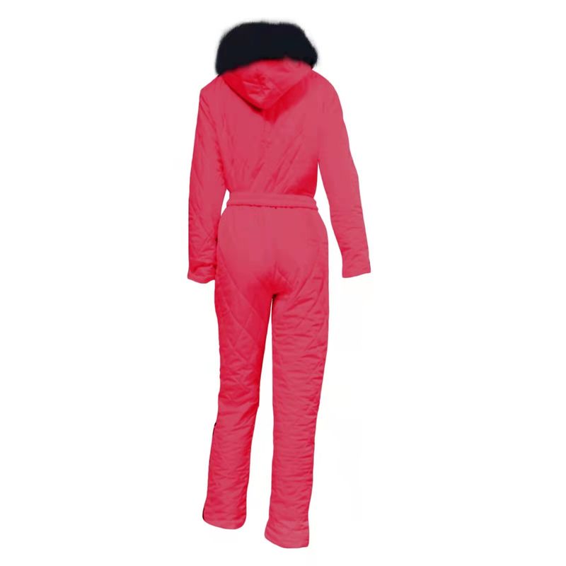 Warme, einfarbige Freizeit-Skihose für Damen_voghion.com