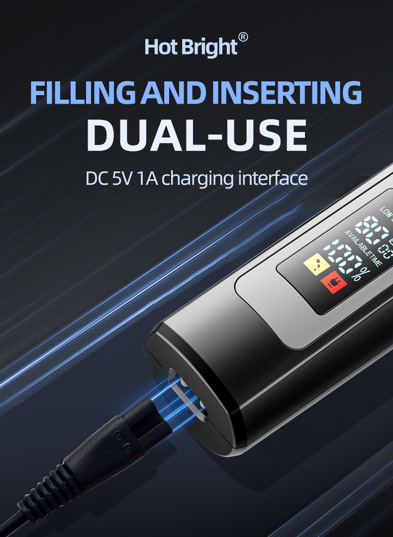 Tagliacapelli professionale senza fili 907 - Lama in lega di titanio, impostazioni regolabili, silenzioso e impermeabile per uomini, donne e animali domestici_voghion.com