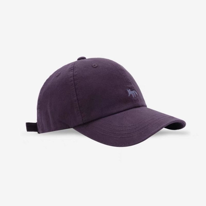 Cute Versatile Little Fox Embroidered Baseball Unisex Spring Summer Korean Street Fashion Duckbill Cap Face Slimming_voghion.com