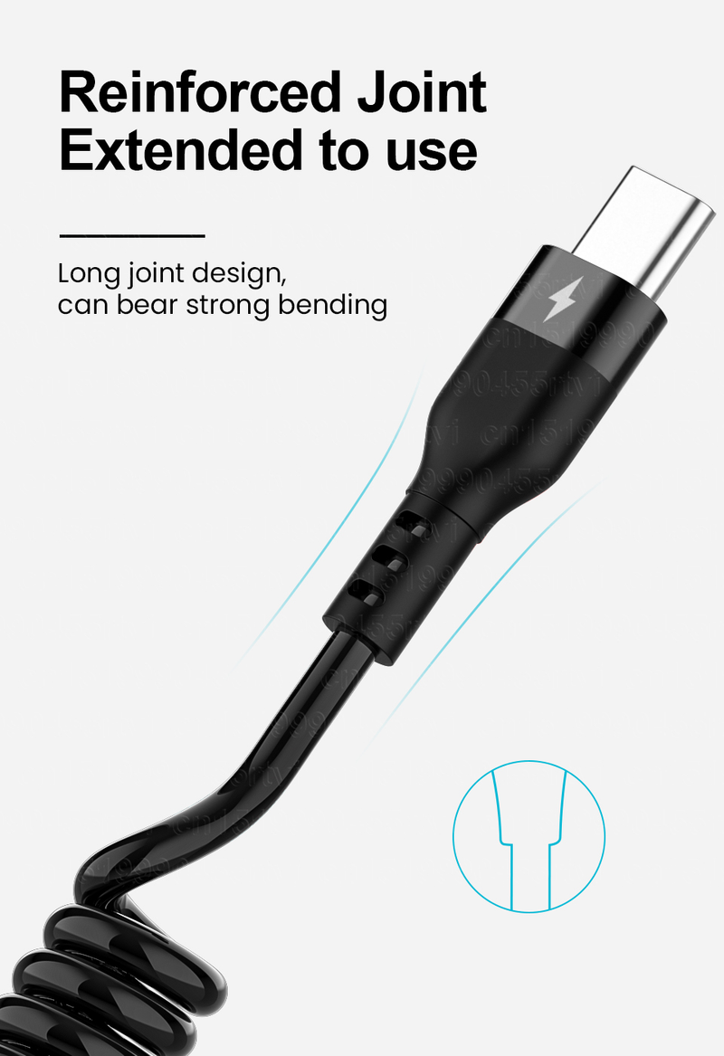 5A USB Type C Cable for Samsung S20 S21 Fast Charging Wire Cord USB C Charger Phone Type-C Cable for Huawei P5_voghion.com