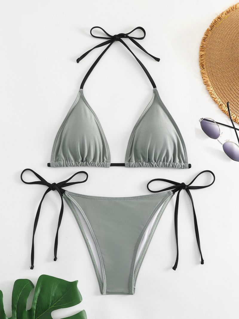 Abbigliamento da donna, bikini, costume da bagno a due pezzi, bikini, sexy, ragazza hot, completo senza schienale_voghion.com