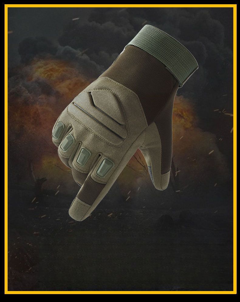 Guantes tácticos de montañismo para hombre, antideslizantes, resistentes al desgaste, de combate Blackhawk, de medio dedo completo, para defensa personal._voghion.com