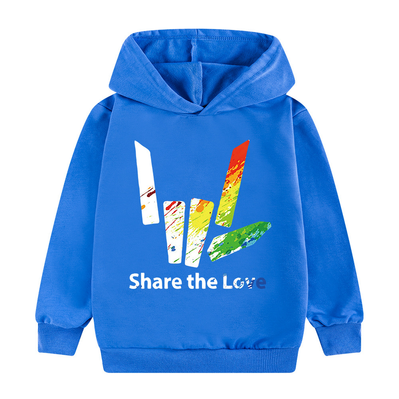 Gyerek kapucnis pulóver tavaszi és őszi rajzfilm mintával_voghion.com