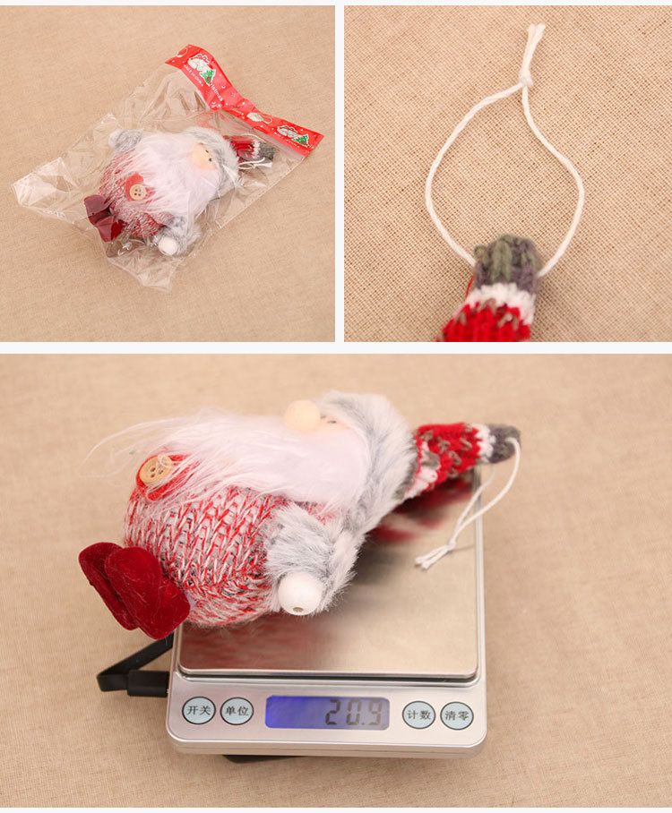 New Colored Fabric Foam Pendant Ornament, Christmas Ornament, Christmas Tree Pendant, Christmas Gift_voghion.com