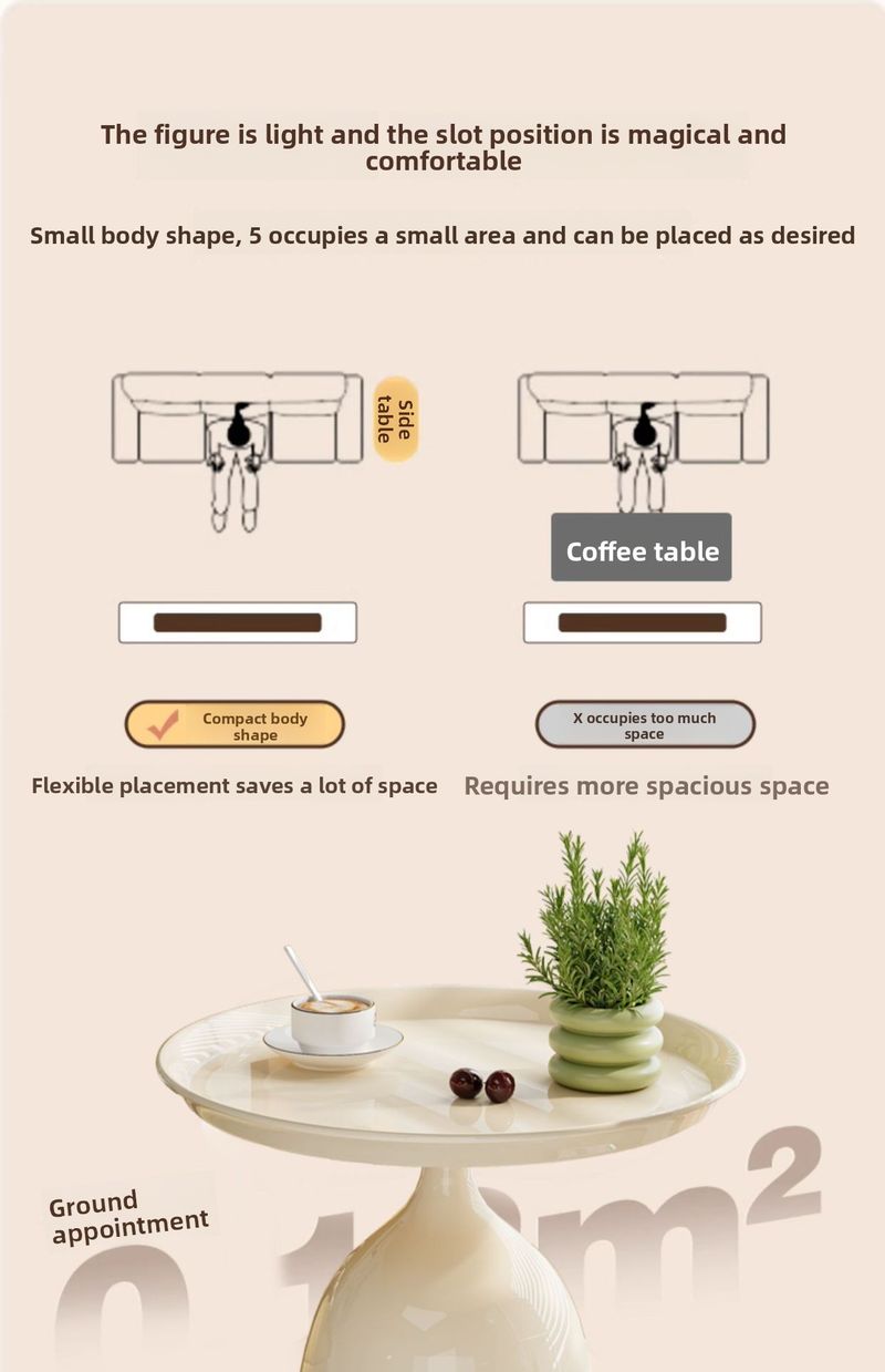 Étagère de rangement pour la maison, salon, canapé, côté simple, petite table basse, chambre à coucher, table de chevet, mini table_voghion.com