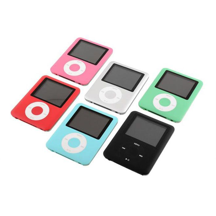 MP4 de alta qualidade com fones de ouvido, tela LCD de 1,8 polegadas, mídia, videogame, filmes, rádio FM, reprodutor de música MP4 de 3ª geração_voghion.com