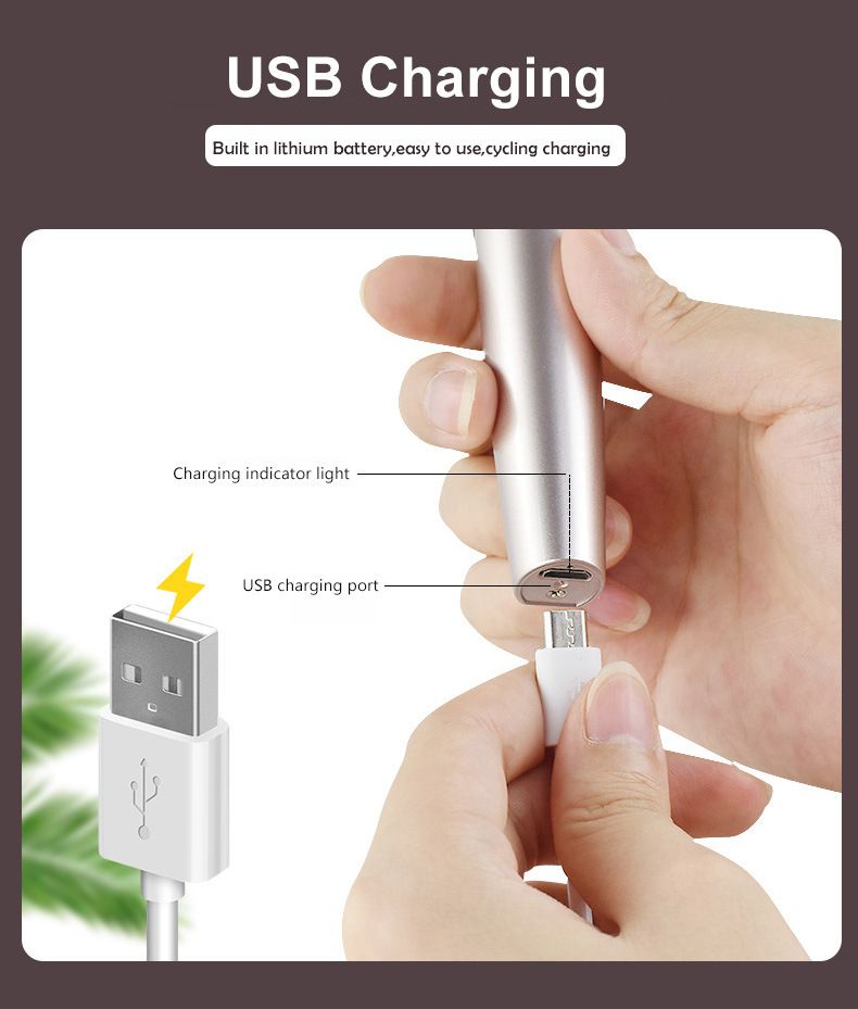 Nuovo rasoio elettrico per sopracciglia 2 in 1 per donna, mini rasoio per il viso e rifinitore per rossetto_voghion.com