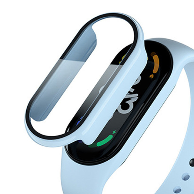 Kotelon suojus+lasi Xiaomi Mi Band 7 6 lisävarusteille Kotelo+kalvo Täyspeitto Suojakuori Miband 7 6 5 4 3 näytönsuoja_voghion.com