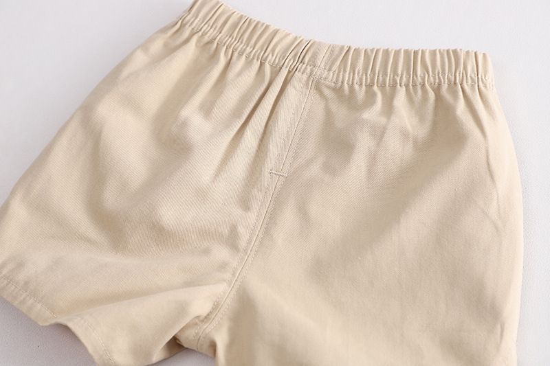 Meninos Verão 2024 Novo Bebê Moda Casual Gola Redonda Carta Golfinho Manga Curta Conjunto de Duas Peças_voghion.com