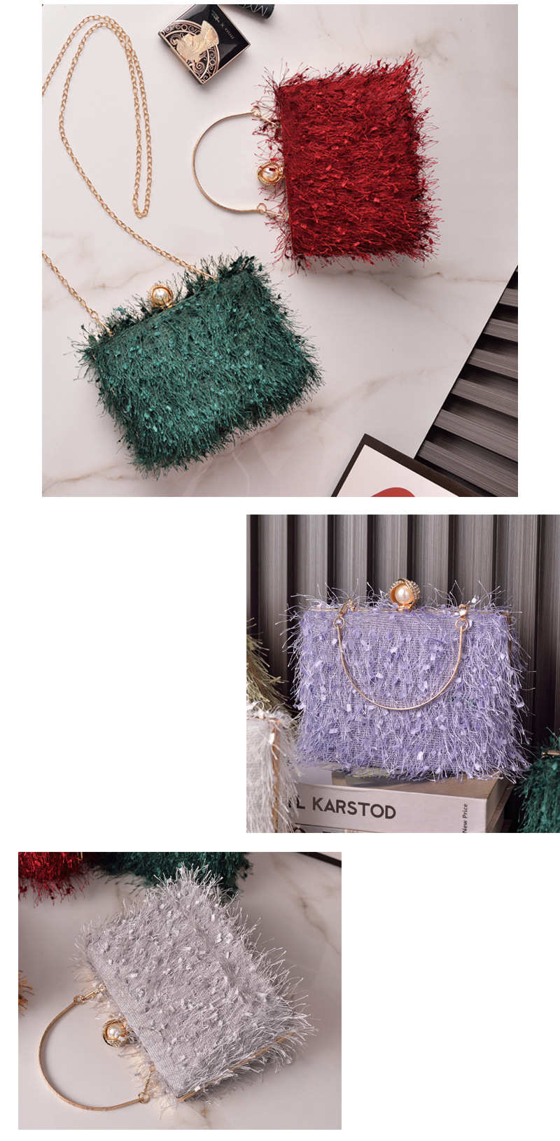 borsa da pranzo con nappa moda borsa da banchetto portatile borsa speciale fatta a mano_voghion.com