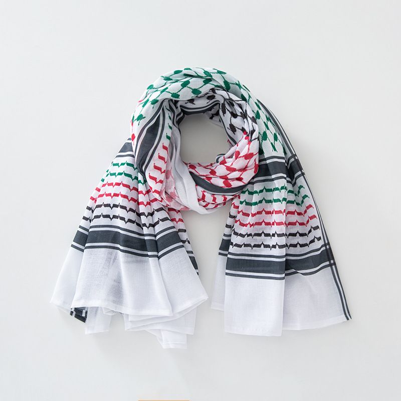 Bekleidung Zubehör Neue männer Arabischen Dubai Saudi männer kopftuch gedruckt schal Nahen Osten Saudi_voghion.com