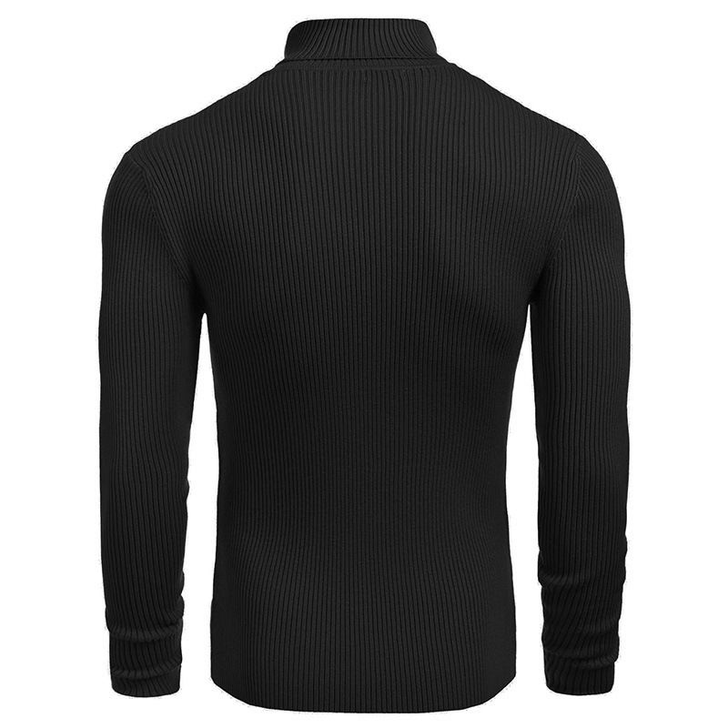 Männerkleeder Männerstrick Männer Rollkragen Hierscht-/Wanterpullover Laangärmlech Pullover_voghion.com