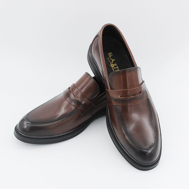 Frühling Neue High-End-Business-Kleiderschuhe Herren Leder Vielseitige Loafer im britischen Stil für Herren_voghion.com