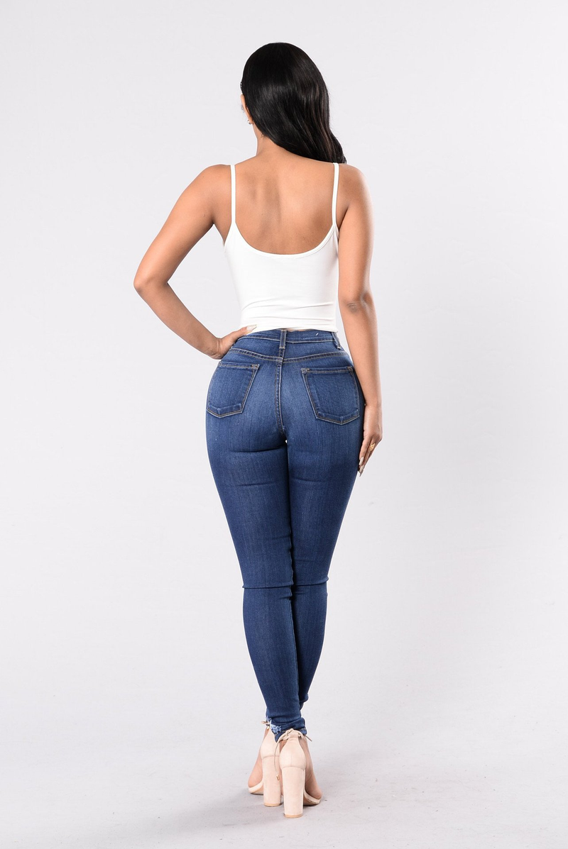 Kadın Streç Kesim İnce Paça Pantolon_voghion.com