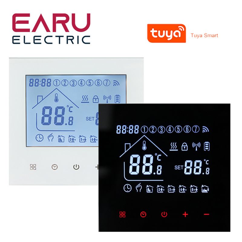 WiFi Akıllı Termostat Sıcaklık Kontrol Cihazı Elektrikli veya Isıtma TRV Su Gaz Kazanı Uzaktan Kumanda ByTuya Alexa Google_voghion.com