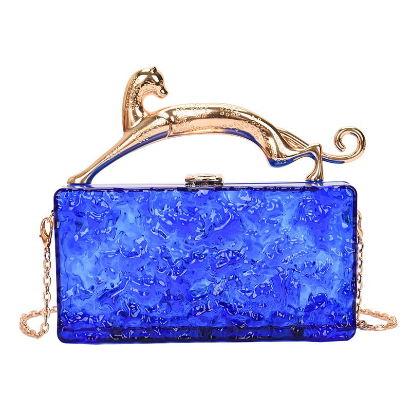 Acrylic Transparent Box For Women 2024 New Fashion Ice Crack Pattern Niche Versatile Handheld Evening Bag_voghion.com