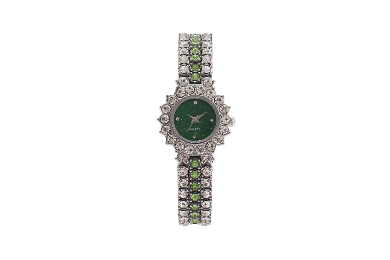 Women's Watch With Colorful Bracelet, Fashionable Diamond-Studded Quartz_voghion.com