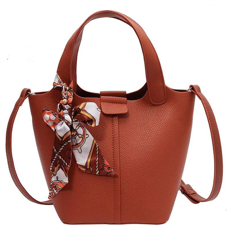 Borsa a tracolla versatile e semplice da portare a mano, grande capacità, testurizzata, per donna, 2025_voghion.com