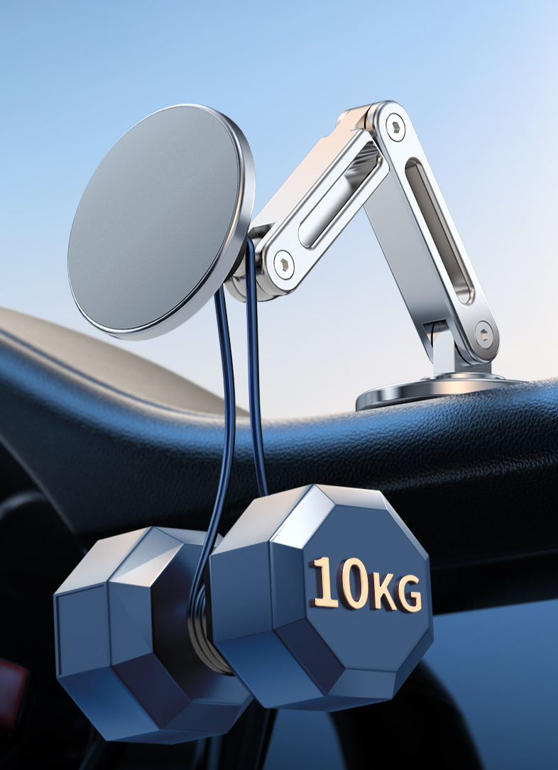 Floating car magnetic bracket Metal dashboard navigation magnetic bracket_voghion.com