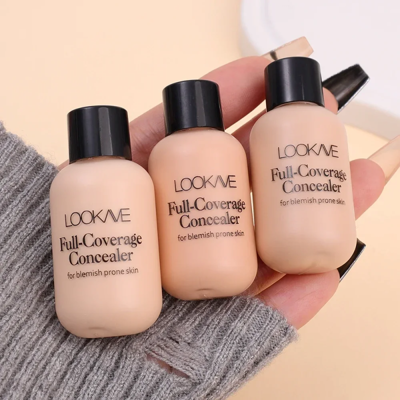 Full Cover Liquid Concealer Cream Makeup 12ML Invisible Eye Dark Circles Cream Face Foundation Waterproof Make Up Base Cosmetics_voghion.com