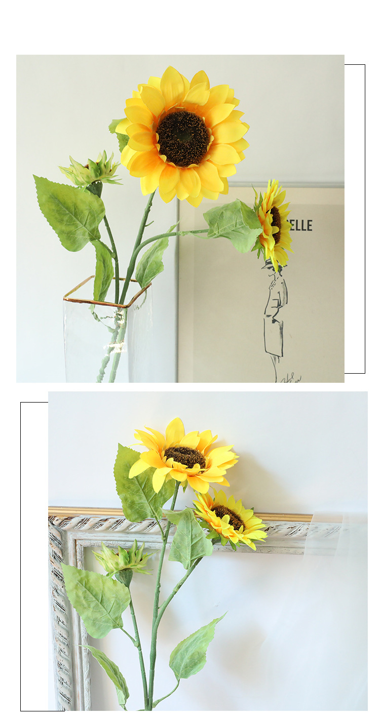 Simulazione fiore girasole commercio estero decorazione della casa_voghion.com