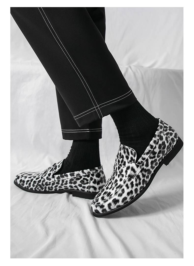 Leather Shoes Fashion Embroidery Loafers Men's Flats Casual Shoes Handmade Dress Shoes Slippers Party Shoes_voghion.com