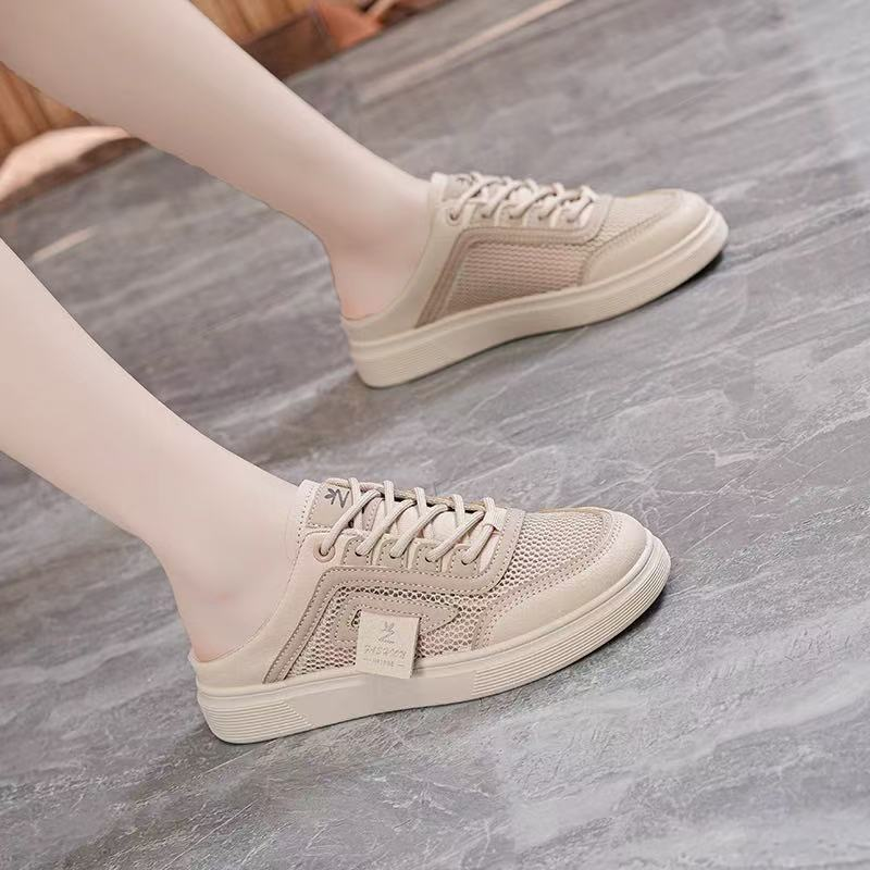 Neu 2025 Dicksohlen, Große Mesh Sport Casual Single Schuhe für Damen Für Frühling Und Herbst 2025_voghion.com