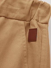Men's Summer Casual Cargo Joggers - Stretch Cotton Anti-Wrinkle Loose Fit With Elastic Cuffs - Solid Color Utility Pants For Streetwear_voghion.com
