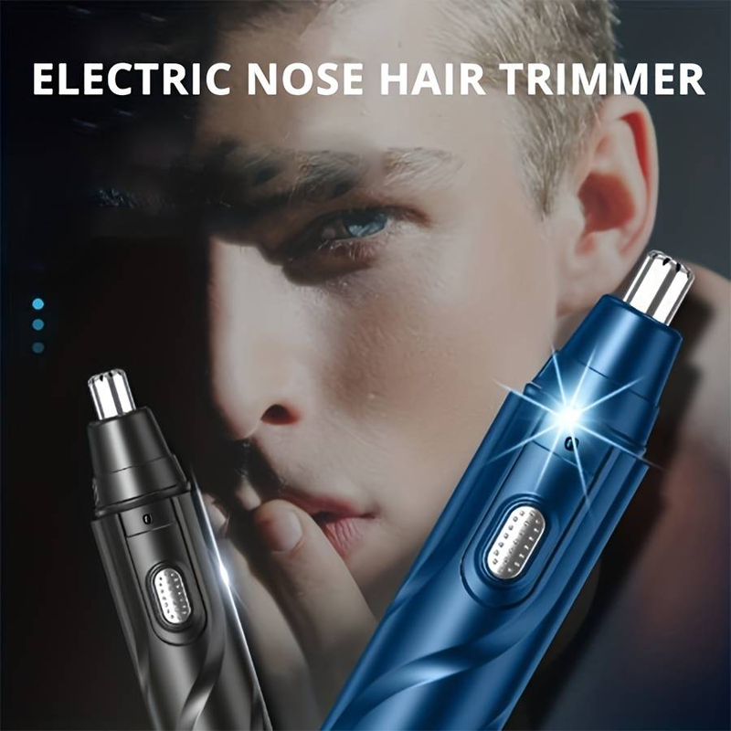 Men's And Women's Rechargeable Nose And Ear Hair Trimmer - Painless Facial And Eyebrow Trimming, USB Charging_voghion.com