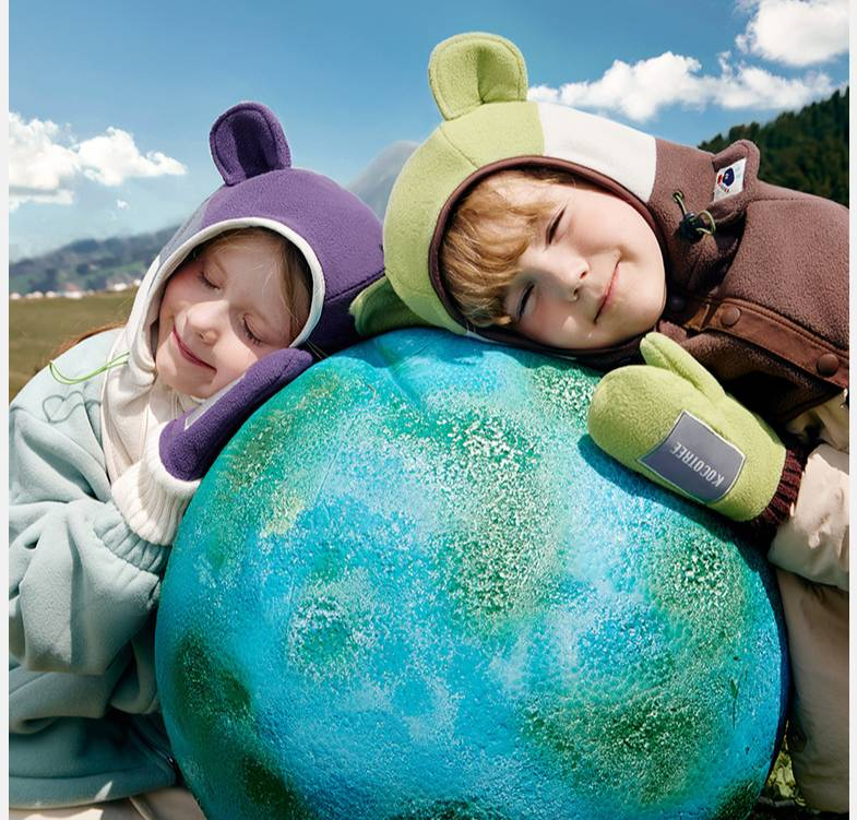 Mother & Kids Mittens Winter Gloves For Boys & Girls, Soft Acrylic Knit, Warm & Anti-Static, Unisex Toddler To School Age (1-12 Years), Solid Colors_voghion.com