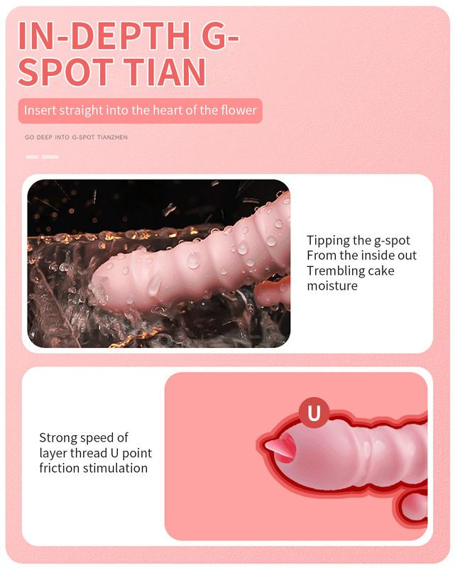 3 in 1 vibratore del coniglio del dildo impermeabile USB ricaricabile magnetico giocattoli del sesso del clitoride anale per le donne Coppie Negozio 22_voghion.com