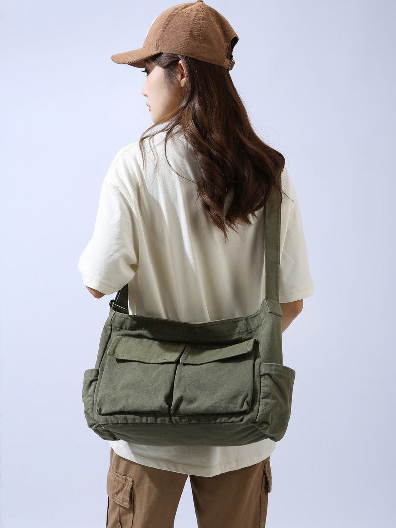 2024 Borsa da ragazza in tela Borse a tracolla per adolescenti Borse a tracolla da donna per adolescenti Borsa casual da donna Borsa a tracolla per adolescenti_voghion.com