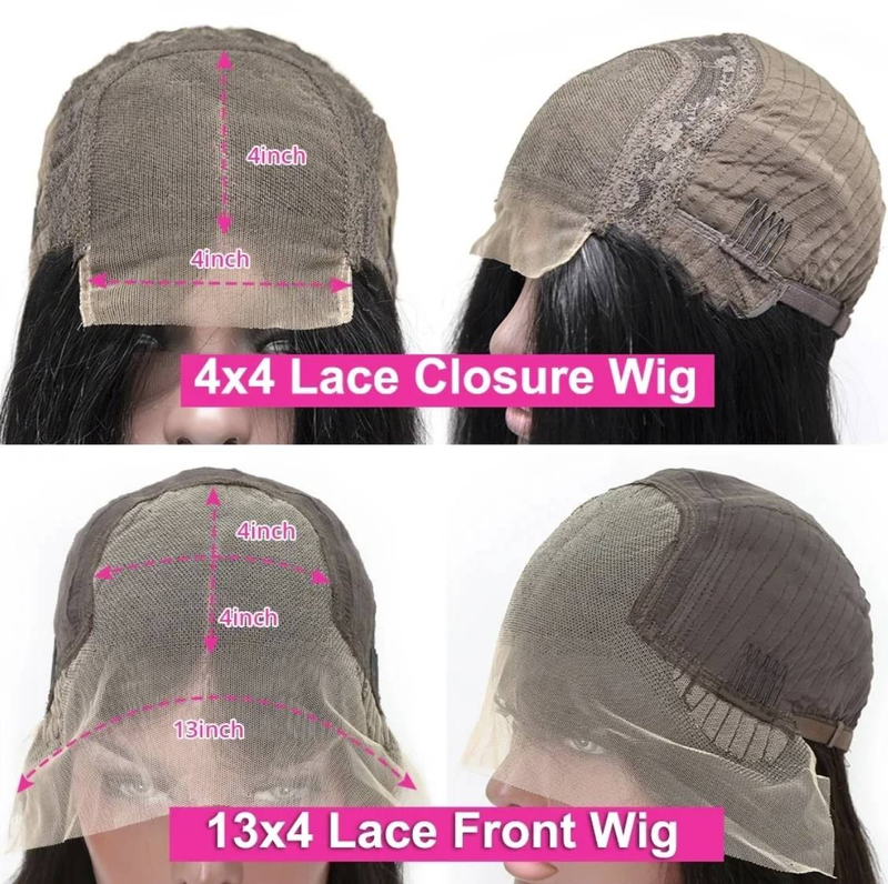 Pelucas de Bob corto ondulado 13x4, pelucas frontales transparentes de Bob, pelucas de cabello humano brasileño 180% prearrancado para mujeres_voghion.com