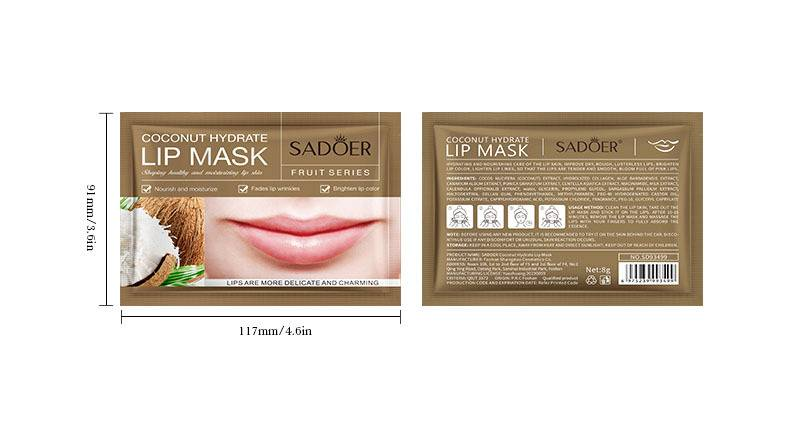 Mascarilla labial de planta y fruta para atenuar la huella labial_voghion.com