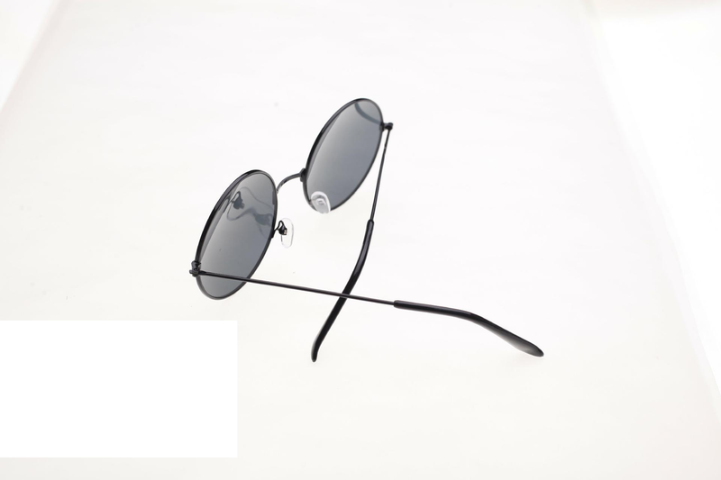 Unisex Retro children's round frame sunglasses for baby boys color film reflective round prince glasses hipster sunglasses for girls_voghion.com