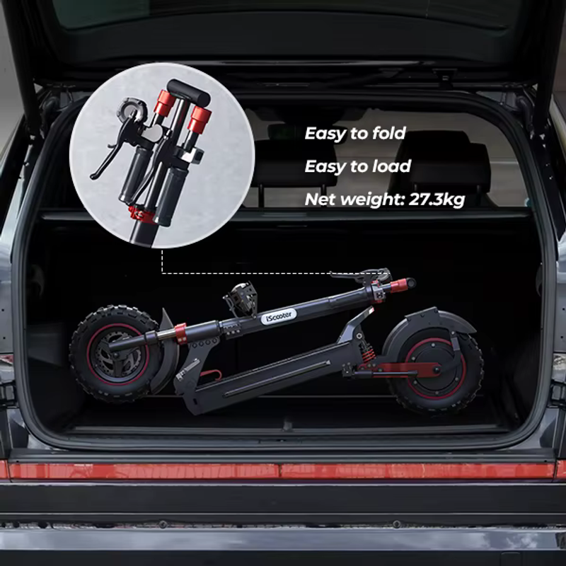 IScooter ix5s 1000W Erős elektromos robogó 15AH akkumulátoros felnőtt elektromos robogó 45km/h elektromos robogó_voghion.com