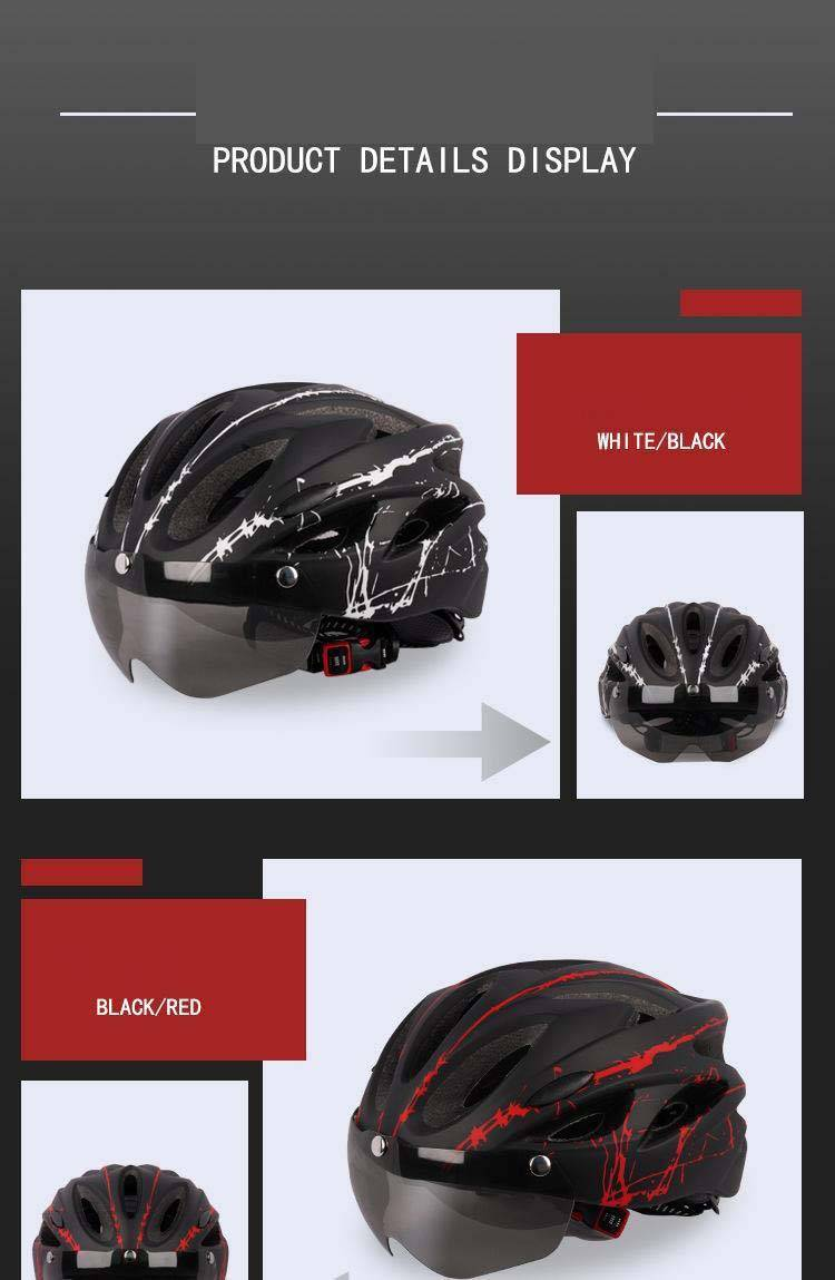 Food Delivery Rider Helmet With Visor - Lightweight One-Piece Design Multi-Ventilation For Summer Adjustable & Breathable Safety Helmet_voghion.com