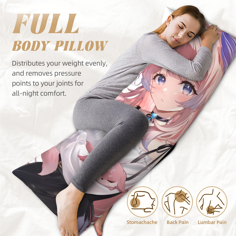 Equal Body Pillowcase, Removable Velvet Equal Body Pillowcase, (excluding Pillow Core)_voghion.com