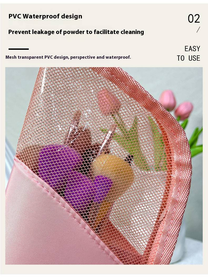 Make-up-Tools und Zubehör Dreidimensionale Aufbewahrungstasche für Make-up-Pinsel für unterwegs mit großer Kapazität Kulturtasche, tragbare Aufbewahrungstasche für Kosmetik_voghion.com