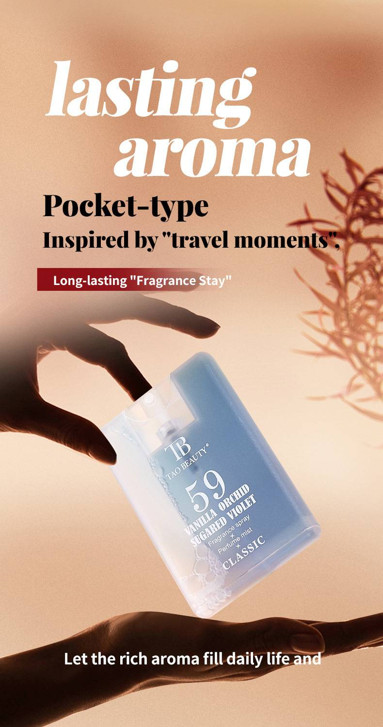 Spray de fragrância digital de bolso Tao Beauty - sem álcool, de longa duração, 6 aromas_voghion.com