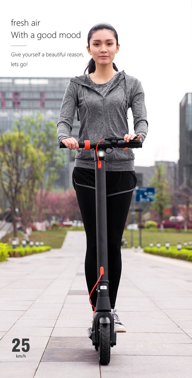 Scooter Elétrica KIXIN X8 para Uso Diário - Bateria Removível de 36 V, Carga de 125 kg, Transporte Ecológico | Entrega em 7 dias, Devoluções em 30 dias_voghion.com