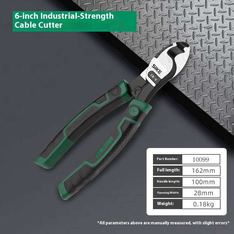 Professional 6-Inch Cable Cutter - Heavy Duty CRV Steel Wire Cutting Tool For Industrial & DIY Use_voghion.com